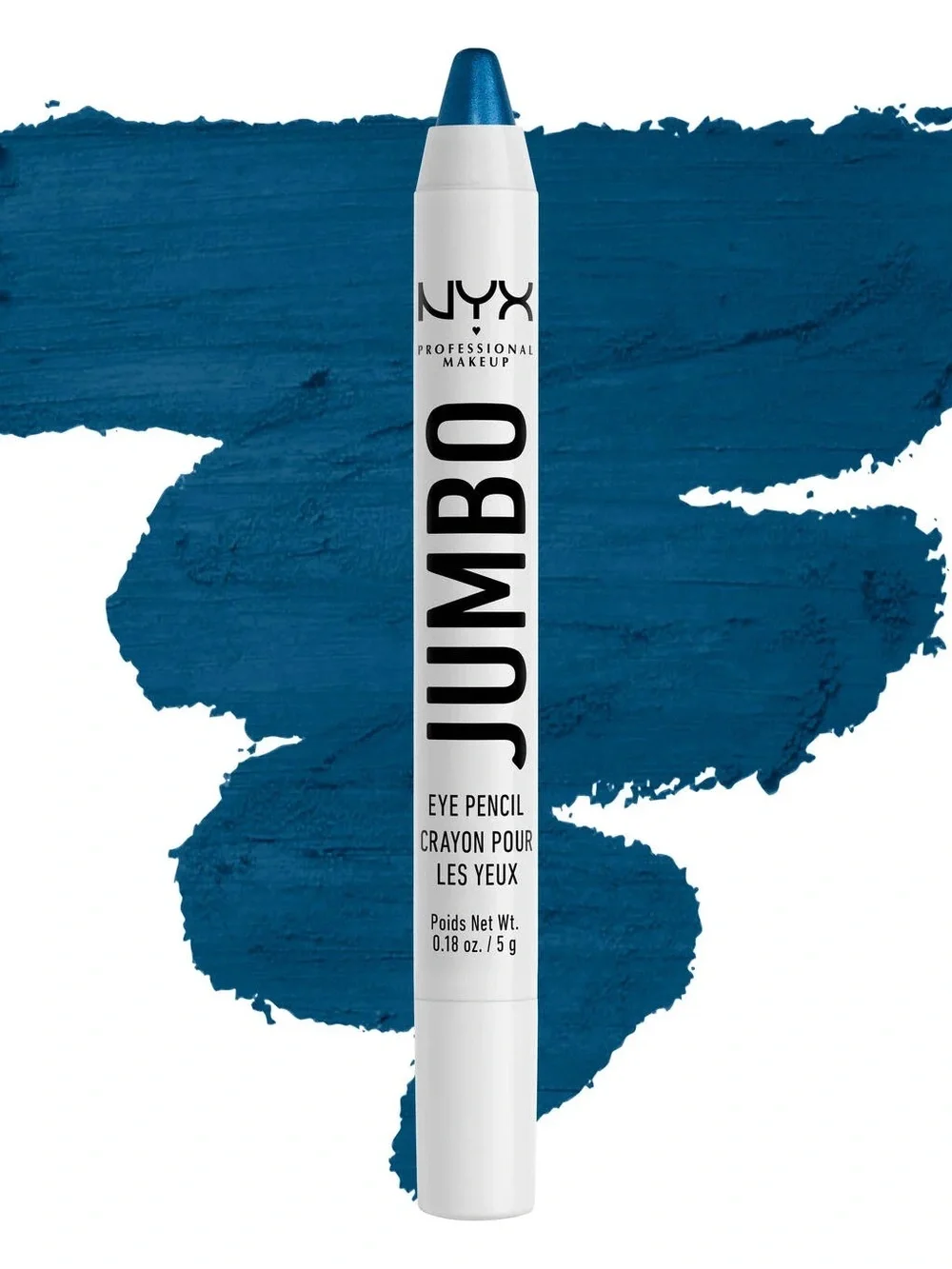 NYX Jumbo Eye Pencil All-In-One Eyeshadow Eyeliner Pencil - Blueberry Pop, NEW